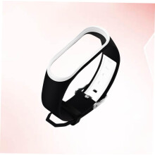 Zweifarbiges Silikon-Armband, flexibles Uhrenarmband, Zubehör kompatibel mit Fitness-Trackern