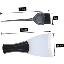 Hair Dye Tool Dyeing Bowl Hairdressing Plate and Dyeing Brush for Professional Salon Use for Hair Coloring