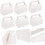 50pcs Cupcake Boxes White Cardboard Baking Cake Box Pastry Container 5