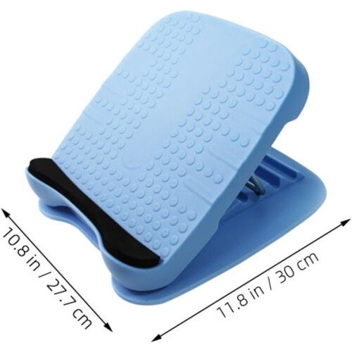 Adjustable Blue Calf Stretch Board for Leg Stretching, Foldable Home Exercise Board for Calves 1
