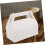 50pcs Cupcake Boxes White Cardboard Baking Cake Box Pastry Container 7