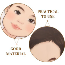 Facial maquiagem prática molde plástico quadro de pintura