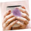 6pcs Fluffy Pompom Nail Decors Cute Removable Nail Art Decorations 8
