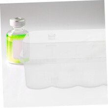 20er-Pack Aufbewahrungsboxen aus Kunststoff für 5-ml-Probenfläschchen mit sicherem Deckel, geeignet für die Aufbewahrung im Gefrierschrank.