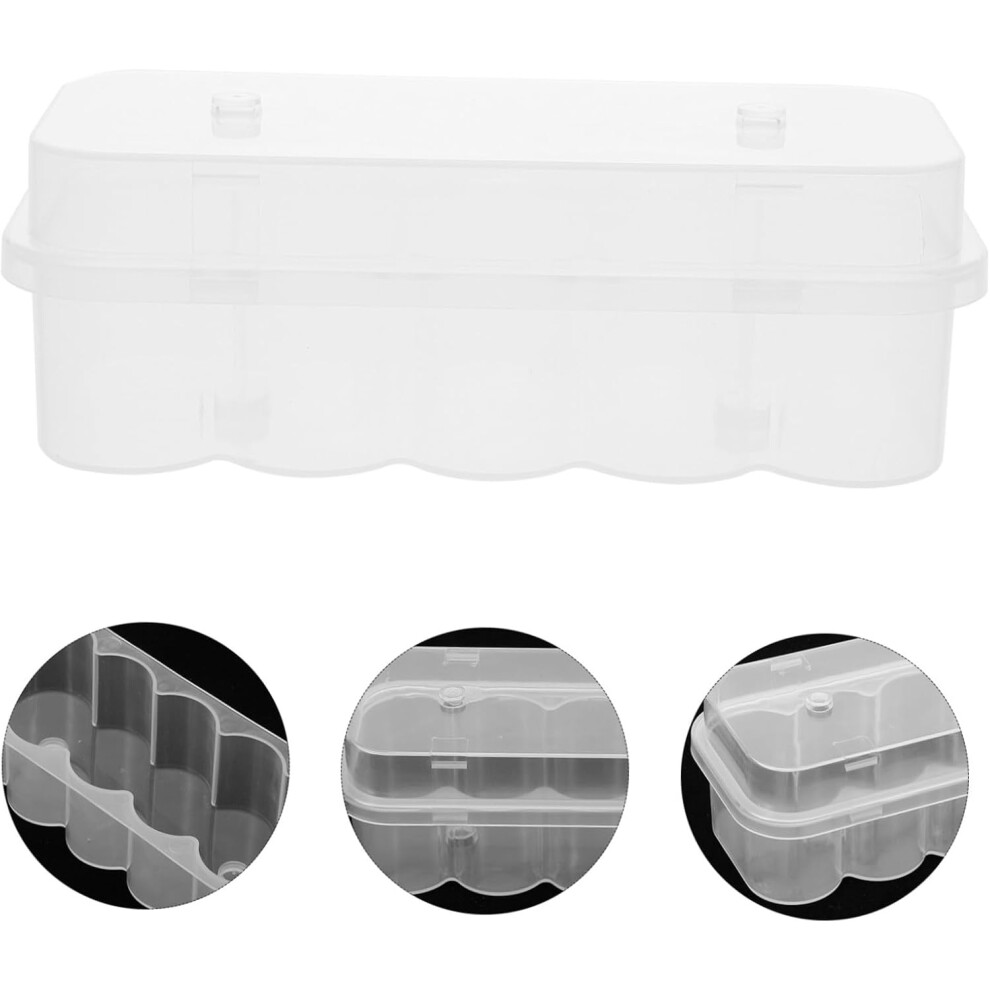 Hkhbjs 20Pcs Plastic Vial Storage Box With Secure Lid 5Ml Vial Case Organizer For Sample Bottles, Freezer Storage