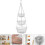 3 Pcs 3 Tier Hanging Basket Kitchen Wall Basket Silver Iron Wire 7