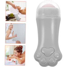 Rolos de massageador facial da pata do gato do rolo do rosto portátil de 2pcs para bochechas do pescoço do rosto e sob o olho