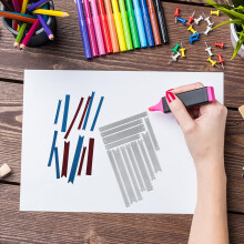 Szénacél szalagvágó szerszámkészlet scrapbookozáshoz, barkácsoláshoz, fém címke- és cédulavágó szerszámok sablonhoz