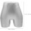 ’S Plastic Hip Mannequin Model Underpants Display Stand for Retail Mannequin Support 2