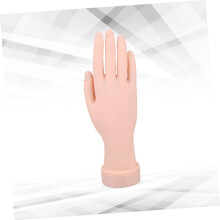 Maniküre-Übungshandmodell, künstliche Hand, Nagelkunst, lebensechtes Übungswerkzeug