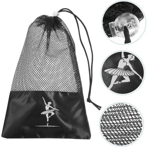 Tragbare Ballettschuhtasche mit Kordelzug, leichter Organizer