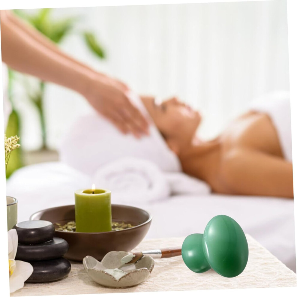Hkhbjs Green 2Pcs Mushroom Shaped Facial Beauty Massagers Smooth Massaging