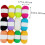 12-Color Four-Strand Medium Thick DIY Handmade Polyester Wool Yarn for Knitting 2