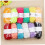12-Color Four-Strand Medium Thick DIY Handmade Polyester Wool Yarn for Knitting 6