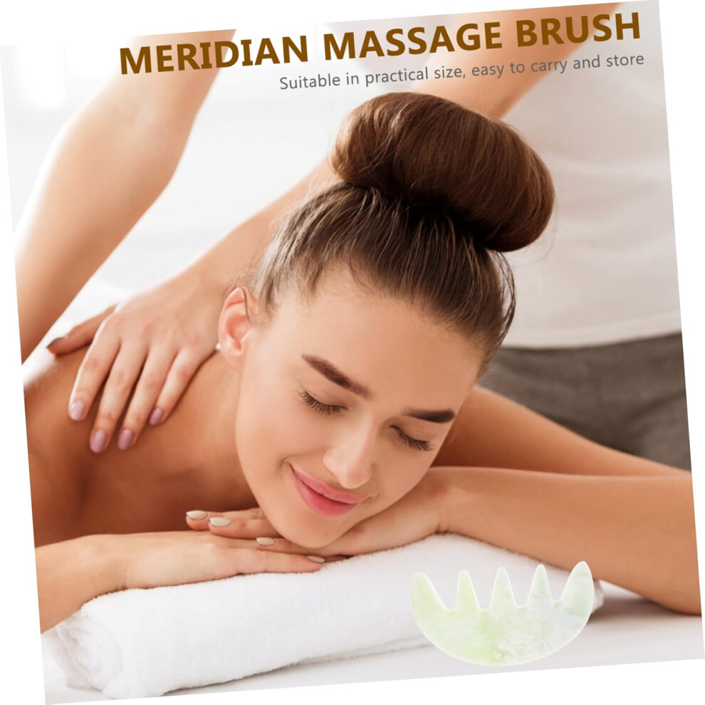 Hkhbjs Jade Massage Comb For Scalp Scrubber Hair Massage Comb For Head Scratcher