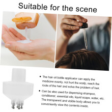 Hair Care Comb Empty Bottle Applicator Dropper Hair Treatment Applicator