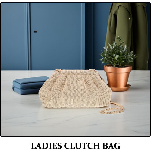 Γυναικεία τσάντα Cloud Clutch - Chic Χειροποίητο βραδινό πορτοφόλι με αποσπώμενη αλυσίδα 2