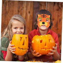 Tigrismaszk félálarcos jelmezmaszk halloweeni születésnapi partikra beöltöztetős eseményekre realisztikus