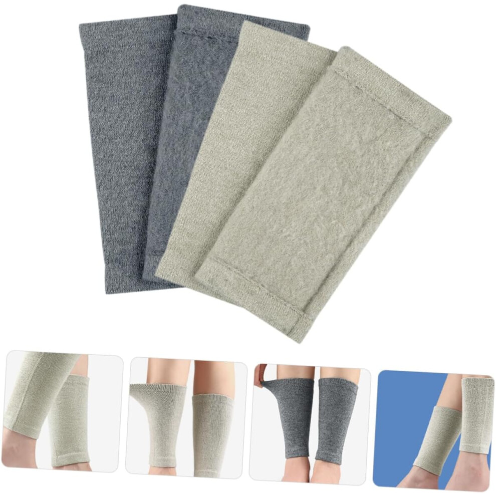Hkhbjs 2Pairs Calf Sleeves Compression Leg Sleeves For Men Women Stylish Thermal Support