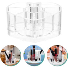 Acryl-Herz-Kosmetikaufbewahrungsbox, Schreibtisch-Organizer, Pinselhalter, Make-up-Pinselhalter