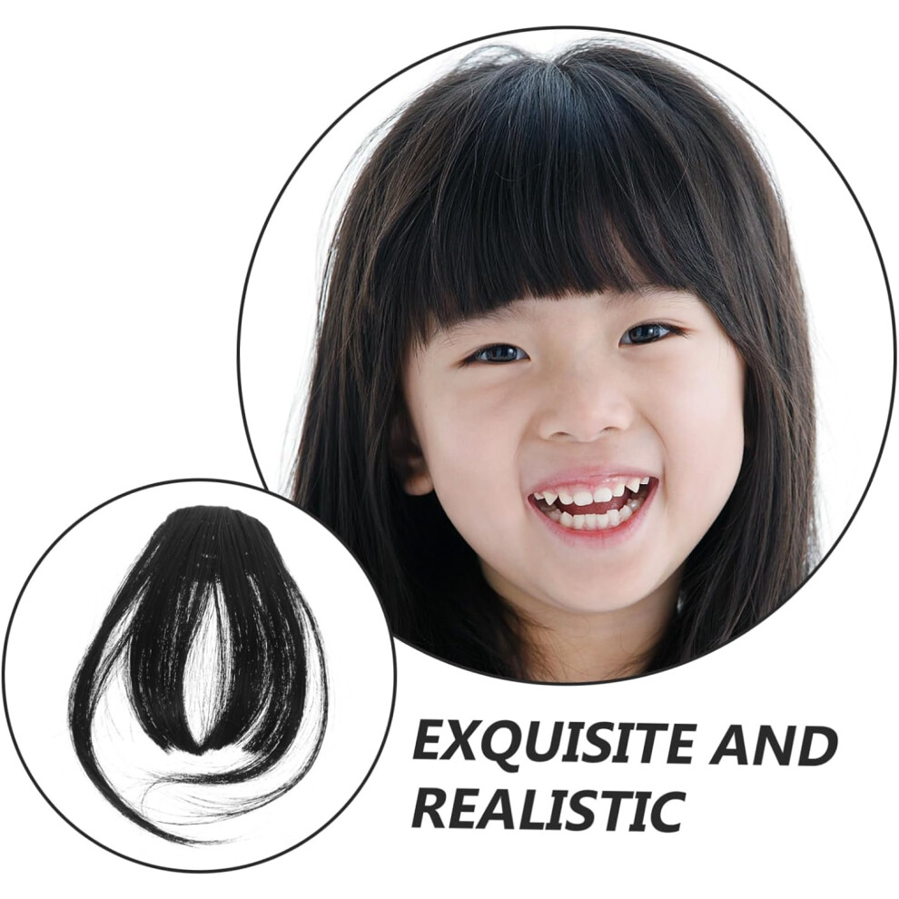 Hkhbjs Unisex 2Pcs Fake Bangs Clip Bangs Hair Extensions For Women Wispy Hair Accessories