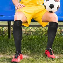 par ungdomsfotballsokker elastiske sportsstrømper for gutter og jenter komfortabelt pustende design