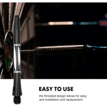 6pcs Metal Threaded Shafts for Darts Accessories for Enhanced Stability and Performance