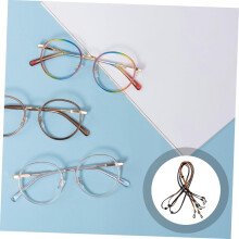 6er-Pack Brillenbänder mit Tragegurt für Sonnenbrillen und Sport, verhindert das Verrutschen der Brille