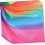 2 elastici per capelli con orecchie di coniglio arcobaleno e nappe, ideali per code di cavallo da donna o ragazza, carini e perfetti per extension. 1