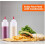 Mikrowellengeeignete Quetschflaschen, robust, 4er-Pack 4