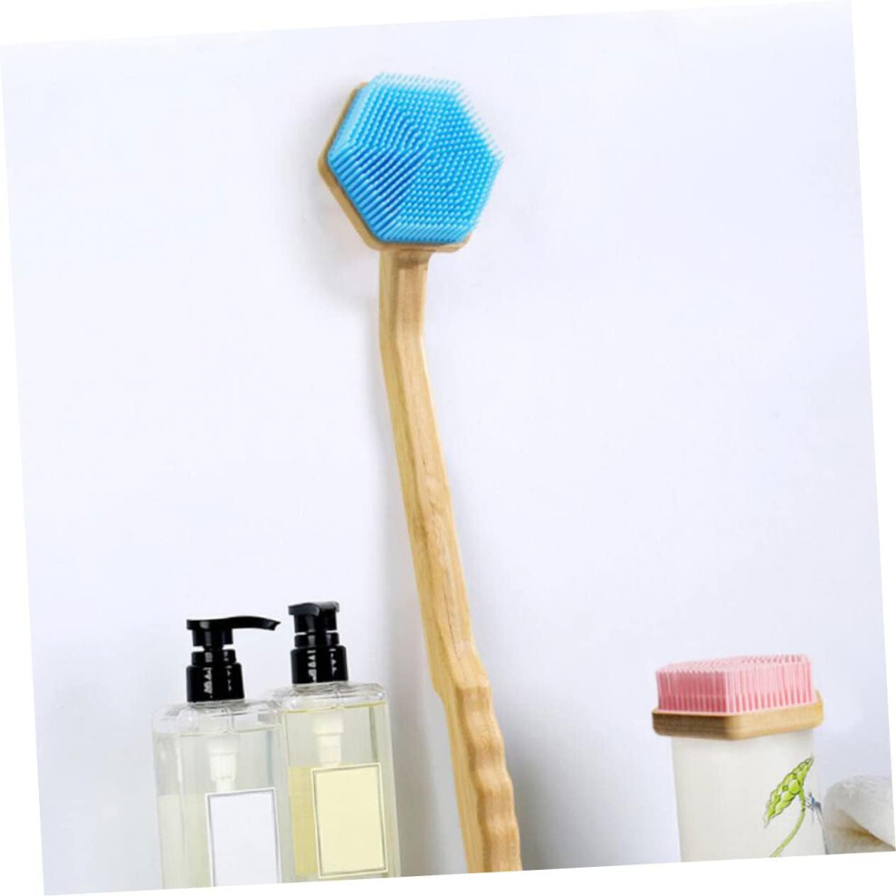 Hkhbjs Ergonomic Handle Back Bath Brush Body Scrubber For Effortless Cleaning And Exfoliating Shower Accessory