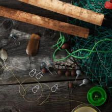 100pcs calabaza em forma de aço inoxidável pesca snaps conectores lure liberação rápida