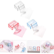 Set di 3 stampini trasparenti per nail art, strumenti per manicure creativa con french manicure, facili da usare in salone e a casa.