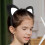 Black Cat Headband Cat Ears e cauda para Halloween Cosplay Acessórios 2