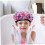 Bonnet de douche doublé pour femme, imperméable et élastique, bonnet de bain 3