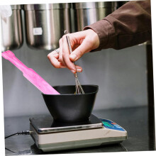 Kunststof haarkleuringsbord met ergonomische handgreep, getande haarkleuringspaddle, gemakkelijk schoon te maken.