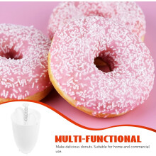 Multifunktionswerkzeug 5-teiliges Donut-Maker-Set aus weißem, lebensmittelechtem PP-Material, effizientes Design, mehrere Backformen