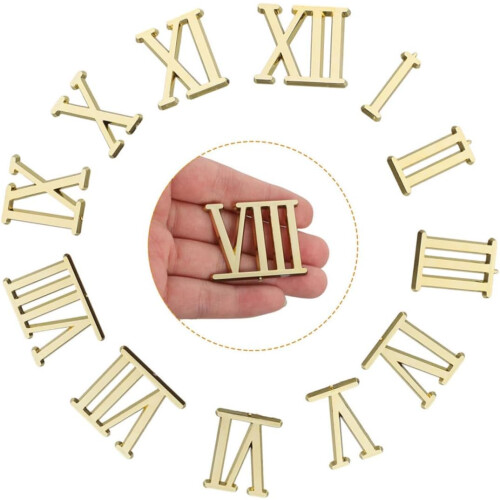 Digital Clock Numeral Kit Roman Numeral Clock Accessories for DIY Projects Components