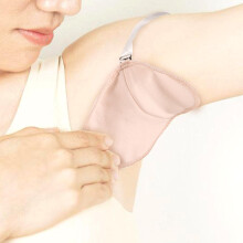 3 Pairs Underarm Sweat Pads Washable and Invisible Sweat Underarm Pad Absorbent with Shoulder Strap Under Arm