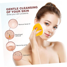 4er-Set Silikon-Gesichtsreinigungsbürsten für die Gesichtsreinigung, Peeling-Bürsten für die Hautpflege und Porenreinigung, Farbe zufällig