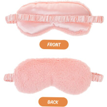 8Pcs Plush Eye Masks Soft Breathable Eye Covers