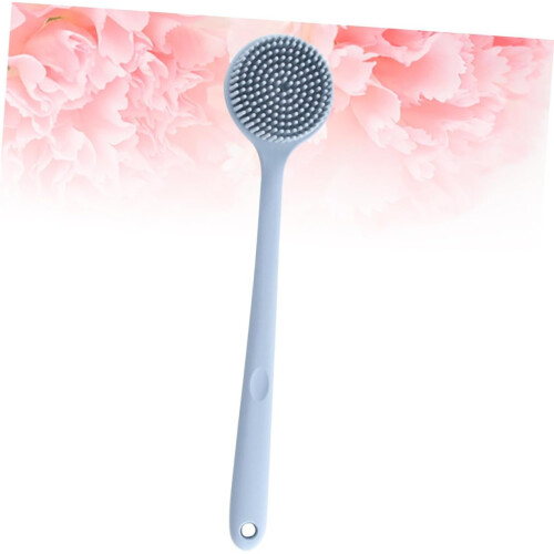 Silicone Back Brush Long Handle Double-sided Bath Body Brush 2