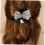 3 elastici per capelli con fiocco, strass e perle, ad alta elasticità, ideali per code di cavallo. 7