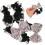 3 elastici per capelli con fiocco, strass e perle, ad alta elasticità, ideali per code di cavallo. 8