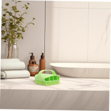 Siliconen badmassageborstel voor onder de douche, geschikt voor thuisgebruik, doucheborstel en badscrubber.