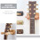 Acoustic and Classical Guitar Wall Mount Hook Solid Beech Wood Guitar Wall Hanger 1