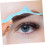 Eyebrow Shaping Template Silicone Beauty Tool Aid for Makeup Eyebrow Guide Stencil 2