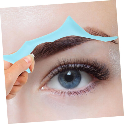 Eyebrow Shaping Template Silicone Beauty Tool Aid for Makeup Eyebrow Guide Stencil 1
