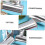 Feuilles d'aluminium argentées pour coloration capillaire (3 pièces) 1