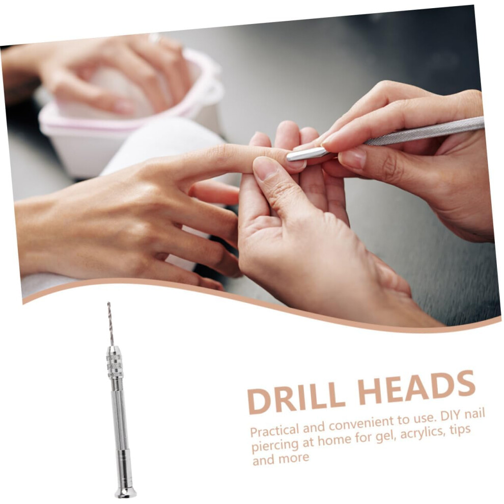 Hkhbjs Nail Art Hand Drills For Charm Manual Punch Ergonomic Handle For Nail Art Supplies And Diy Manicure Projects